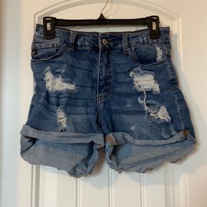 Kancan distressed Jean shorts